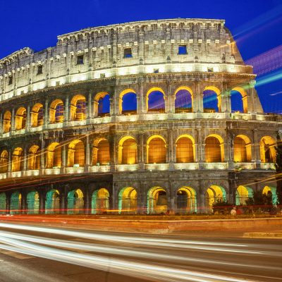 Colosseum Rome At Night